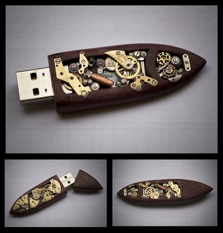 Steampunk USB Drive