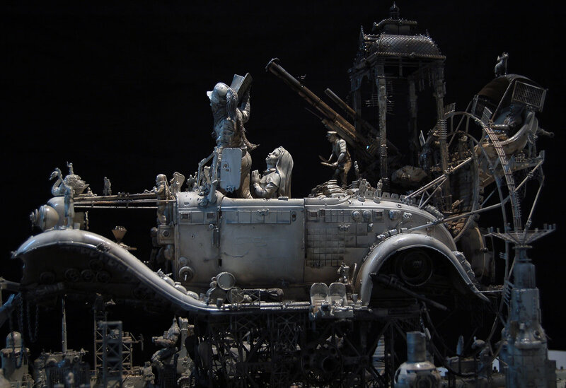 Steampunk Vehicle Sculpture