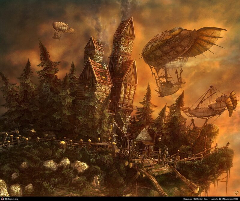 Steampunk Village