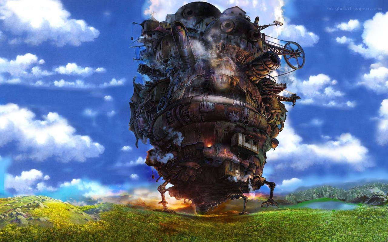 steampunk walking castle