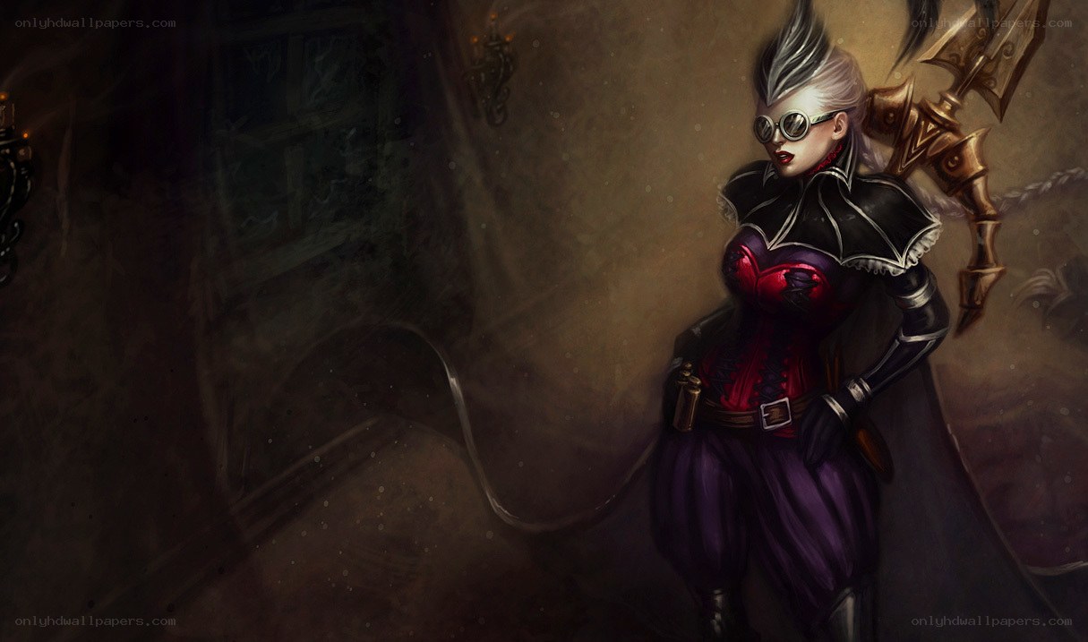 steampunk warrior woman