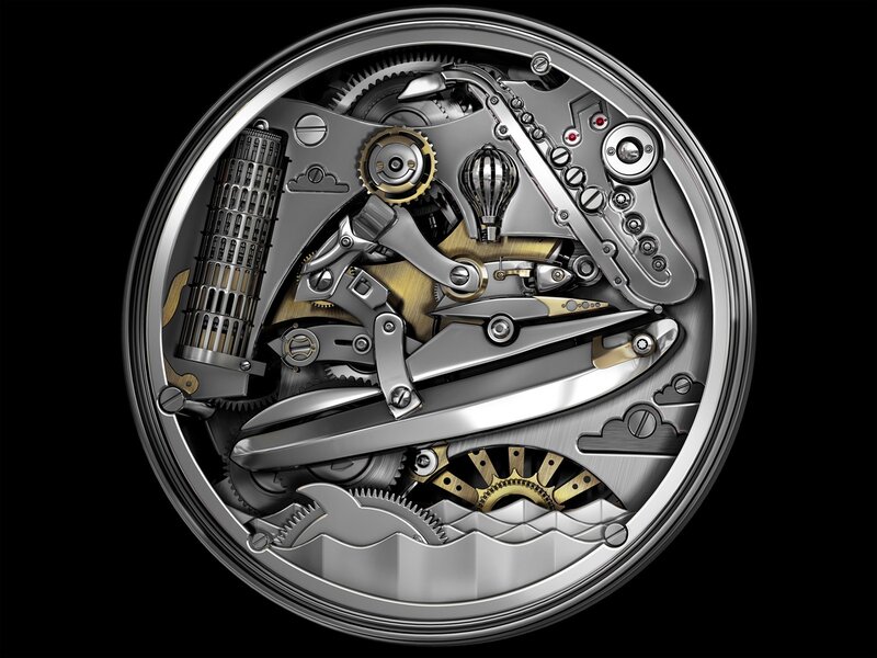 steampunk watch mechanism