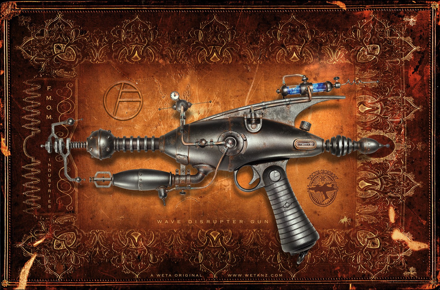 Steampunk Wave Disrupter Gun