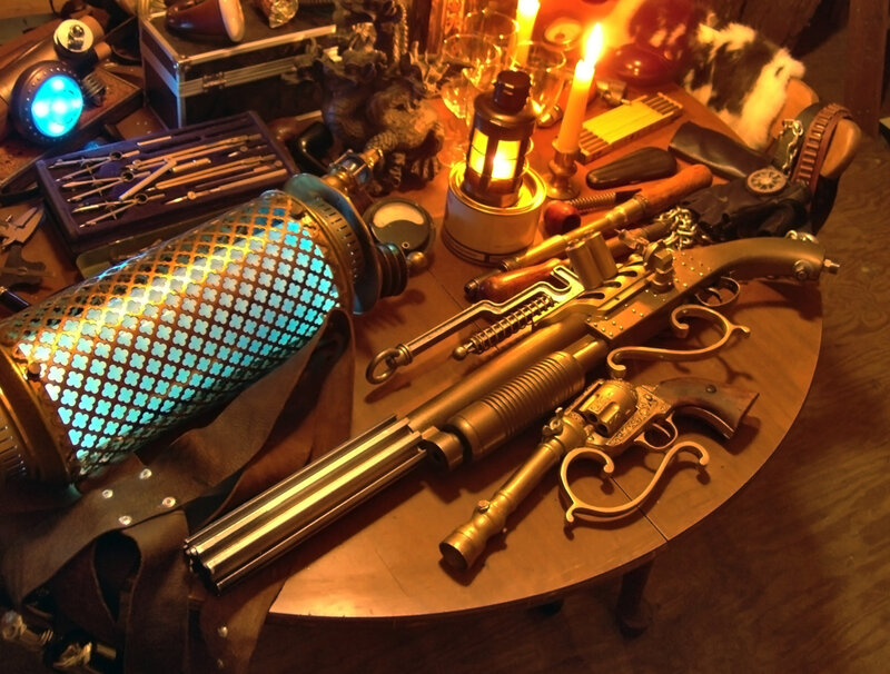 Steampunk weapons and gadgets