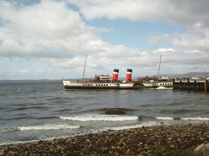 Steamship at Harbor