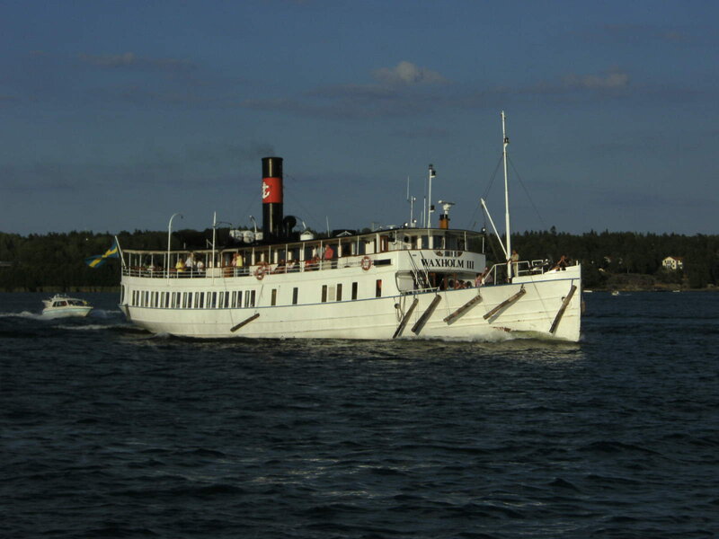 Steamship on a coastal route