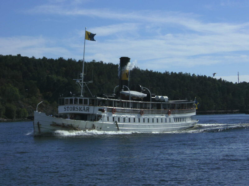 Steamship Storskär on the water