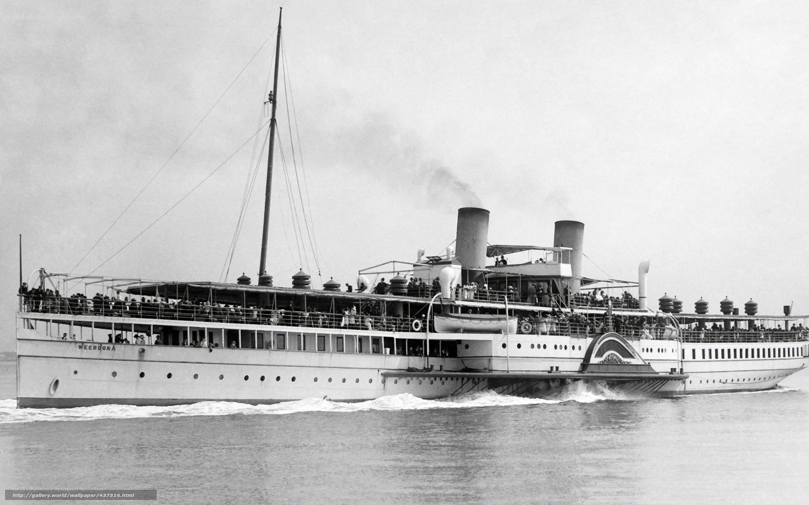 Steamship Weerona at sea