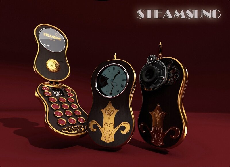 Steamsung luxury steampunk devices