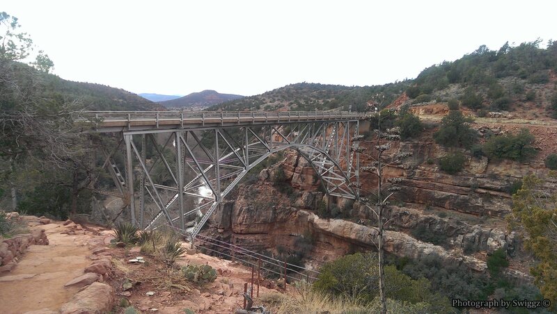 Steel Arch Bridge — Brown