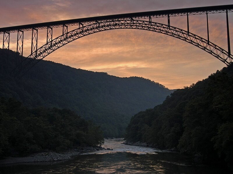 Steel Arch Bridge — Orange