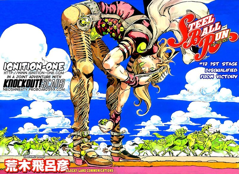 Steel Ball Run manga cover