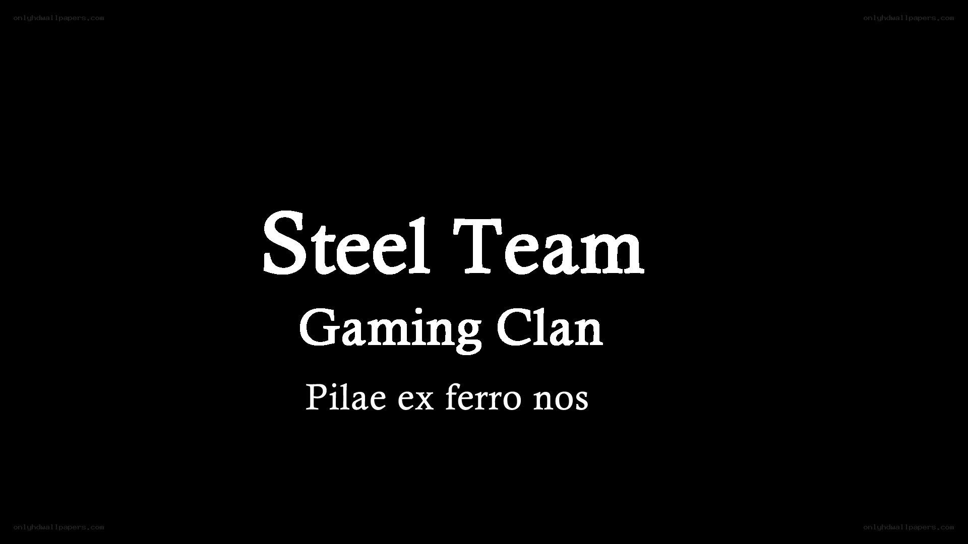 Steel Team Gaming Clan