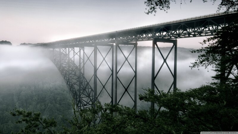 Steel Truss Bridge — Gray