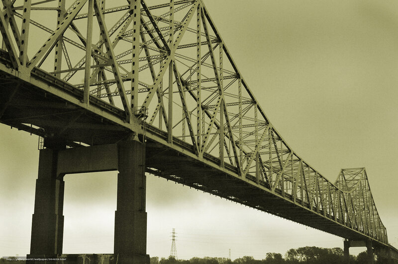 Steel Truss Bridge — Sepia