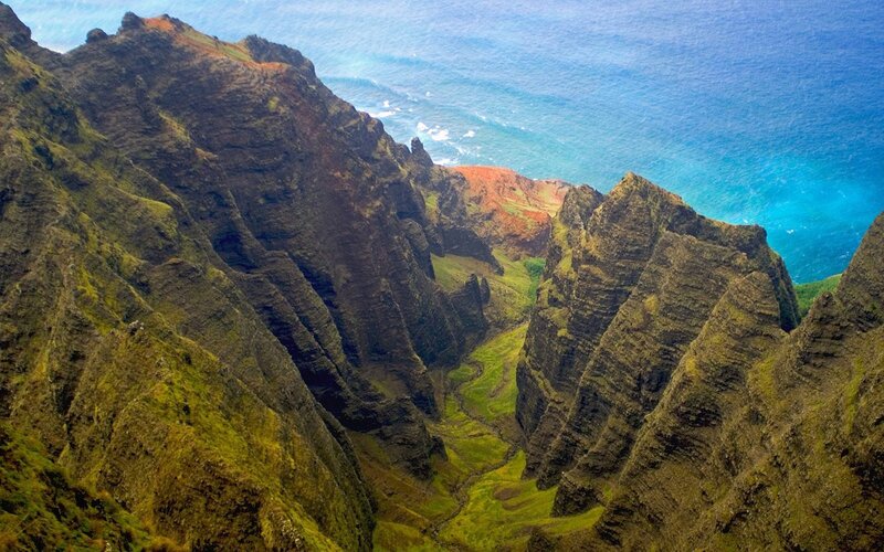 Steep Coastal Cliffs