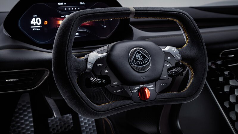 Steering Wheel Interior — Black, Modern, Photograph