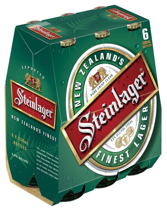 Steinlager beer six-pack