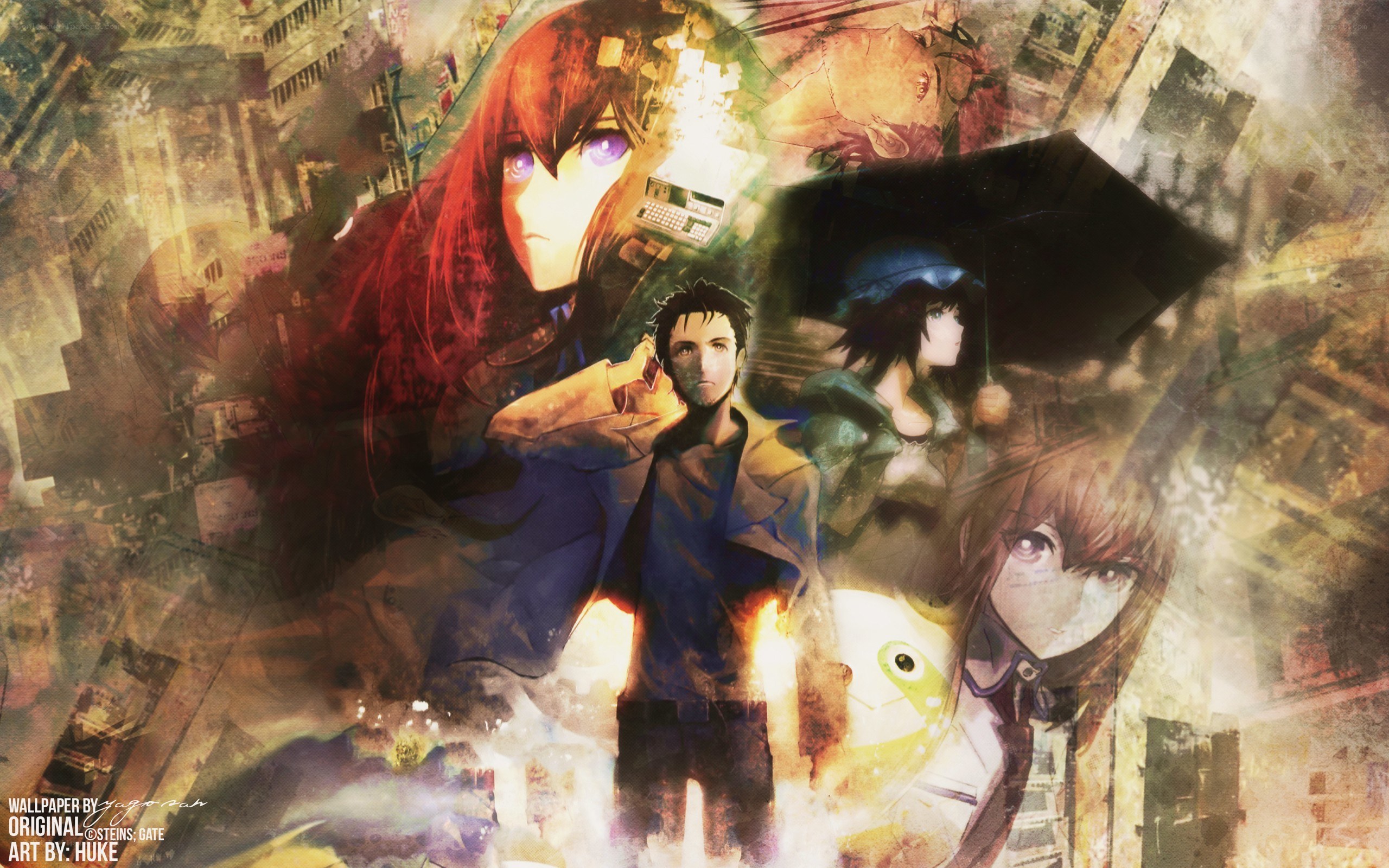 Steins;Gate characters collage