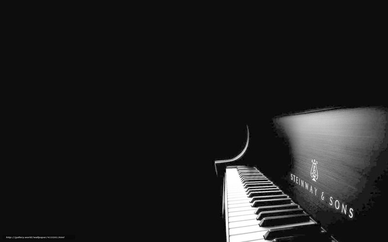 Steinway & Sons Piano — Black, Dramatic