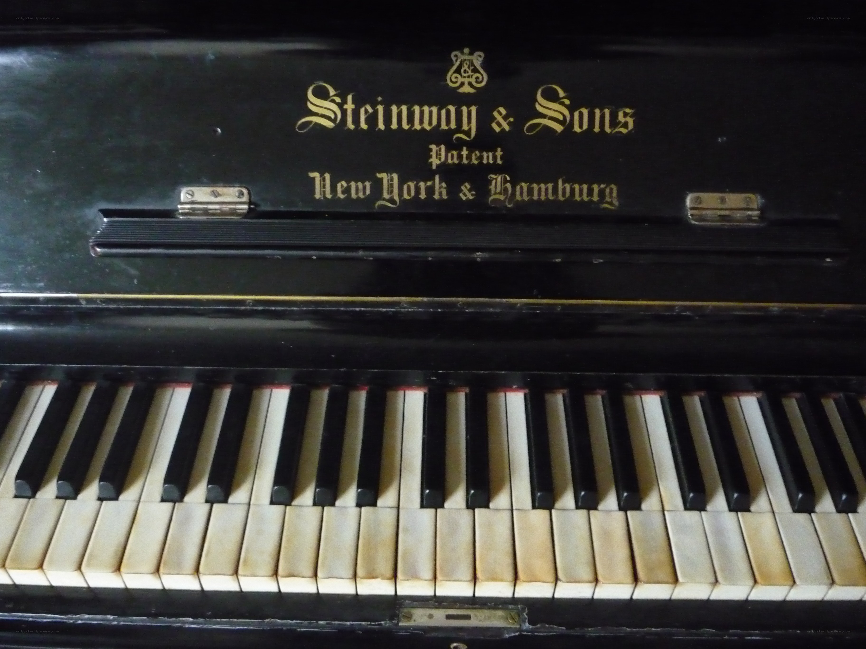 Steinway & Sons piano keyboard