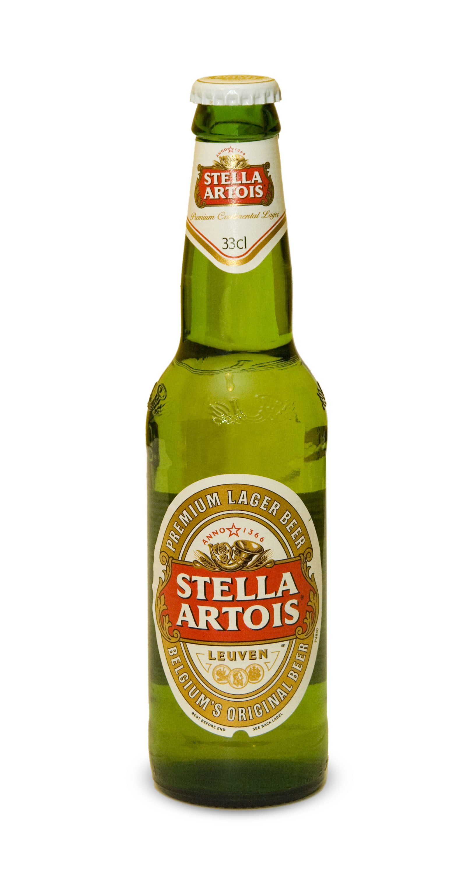 Stella Artois beer bottle