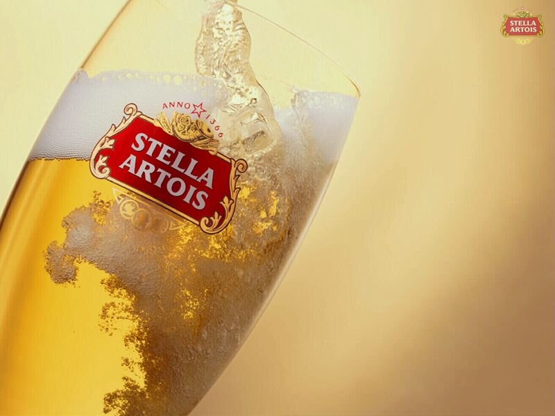 Stella Artois beer glass