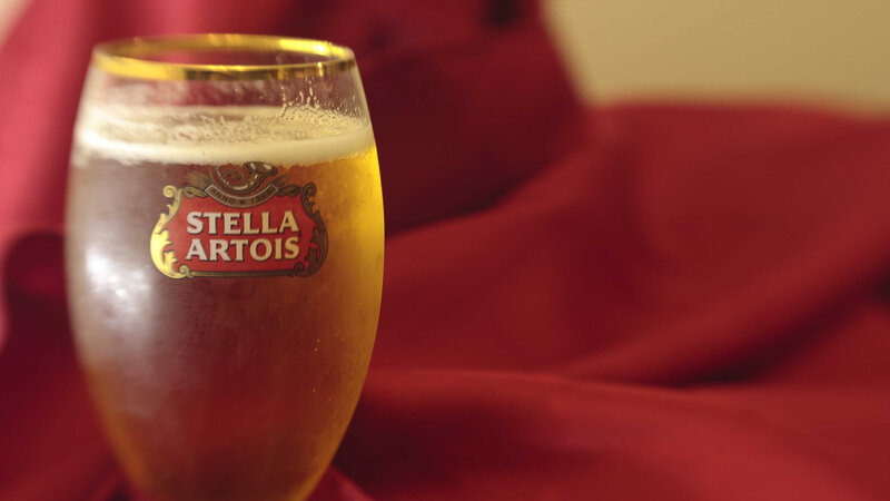 Stella Artois beer glass
