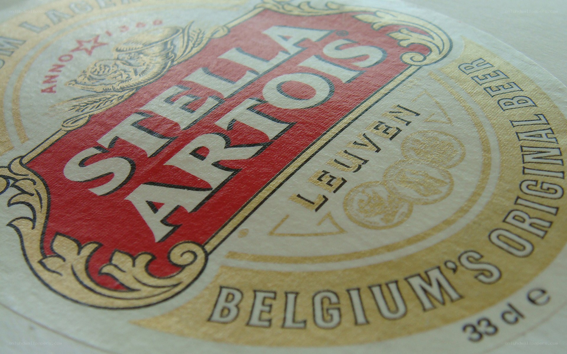 Stella Artois beer label