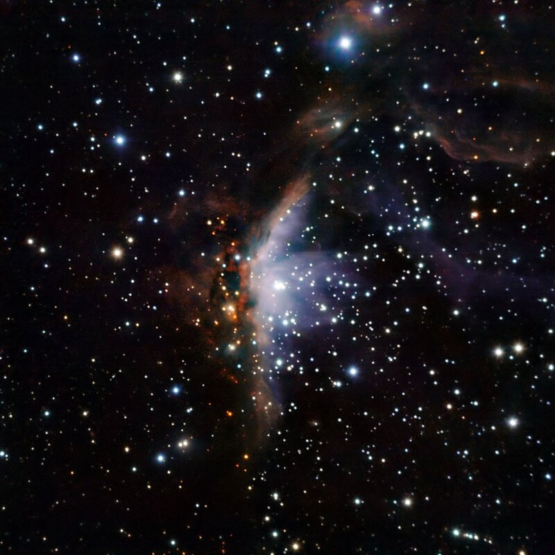 Stellar Nebula — Black