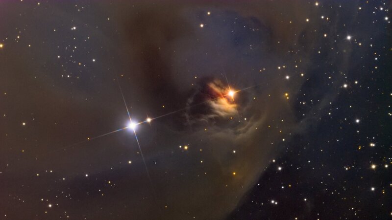 Stellar nebula in deep space