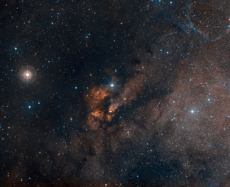 Stellar Nebula in Space — Black, Cosmic, Night, Photograph, Stars