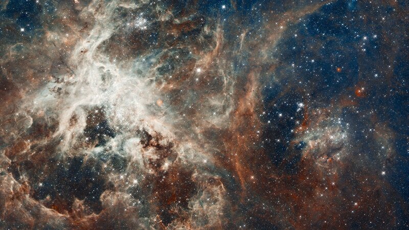 Stellar Nebula with Stars — Blue, Cosmic