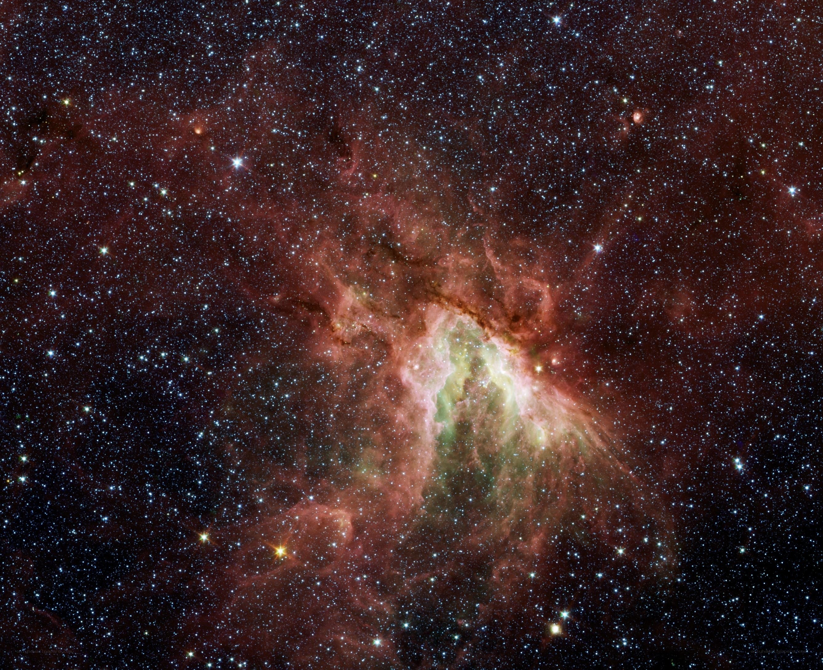 Stellar nursery in deep space