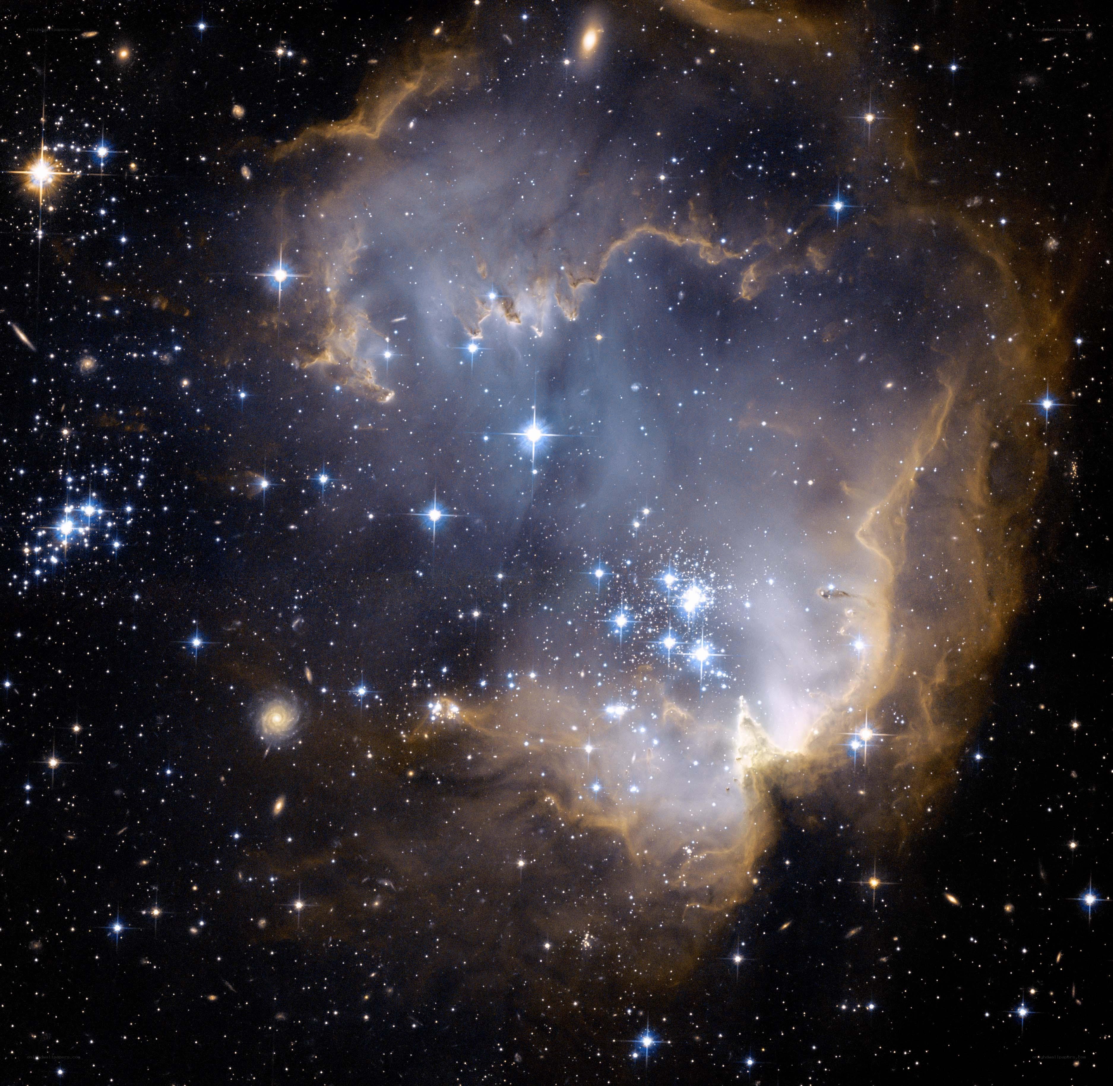 Stellar nursery in space