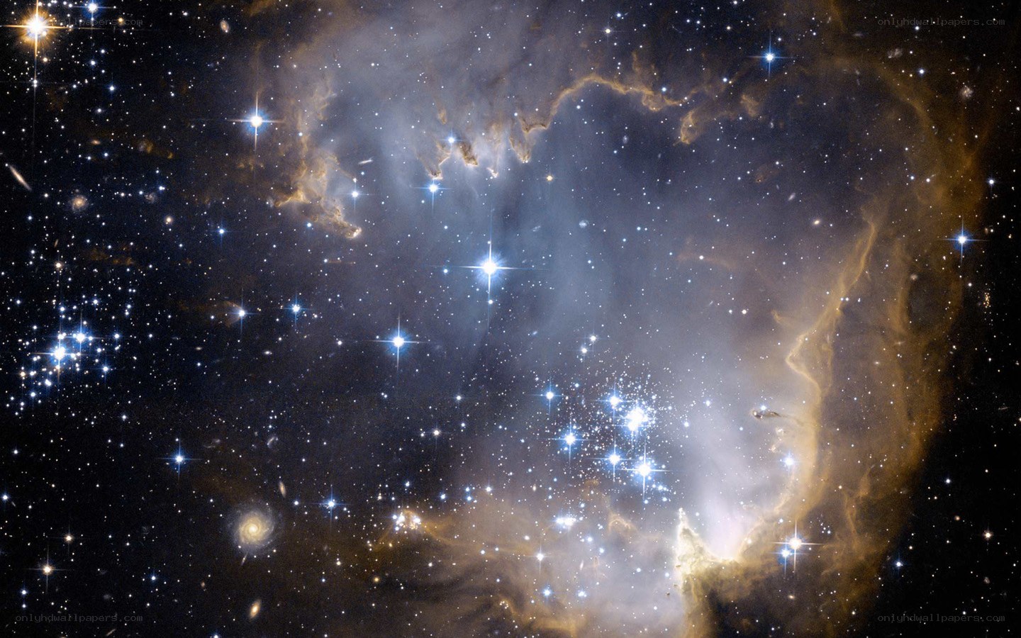 Stellar nursery in space