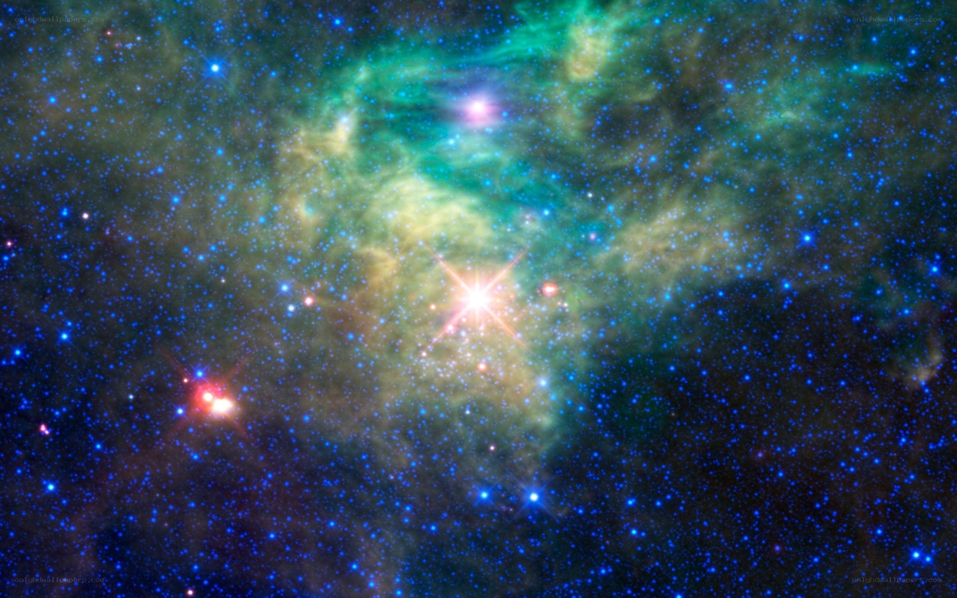 Stellar nursery in space