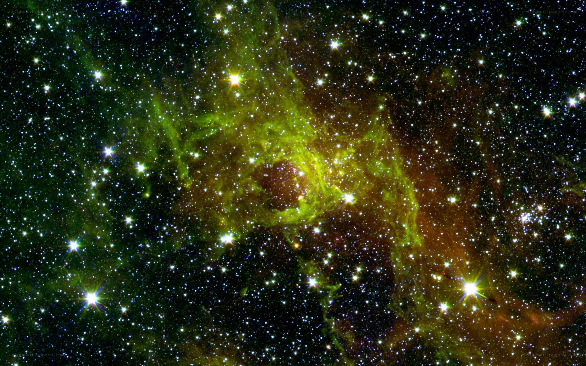 Stellar nursery in space