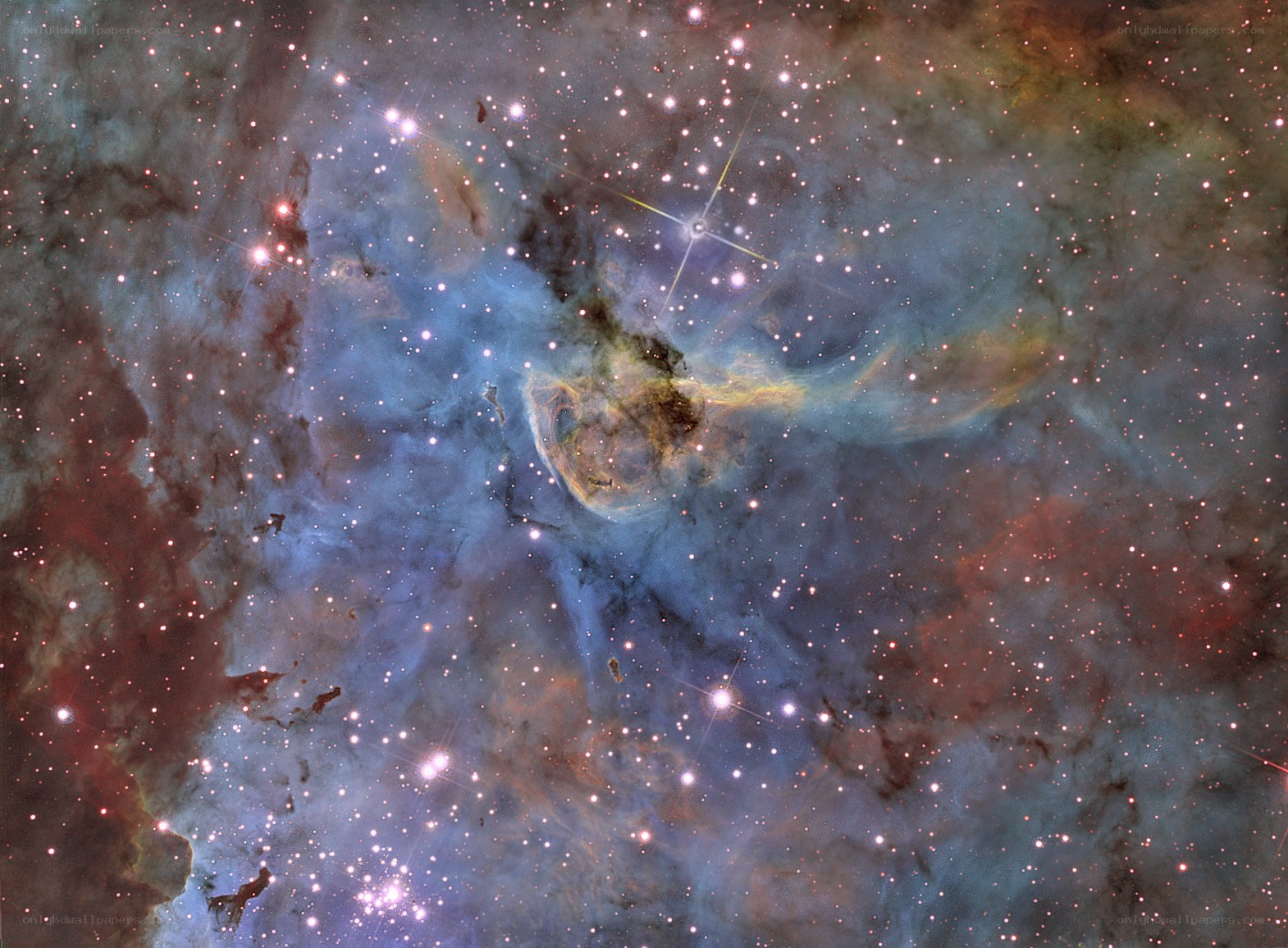 Stellar nursery in space
