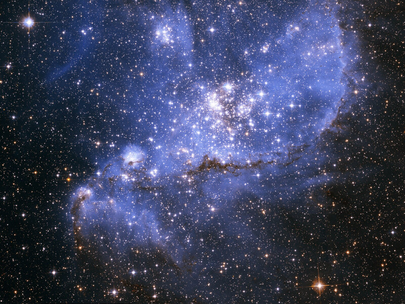 Stellar nursery in space