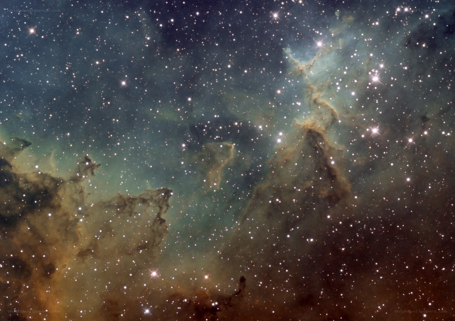 Stellar nursery in space