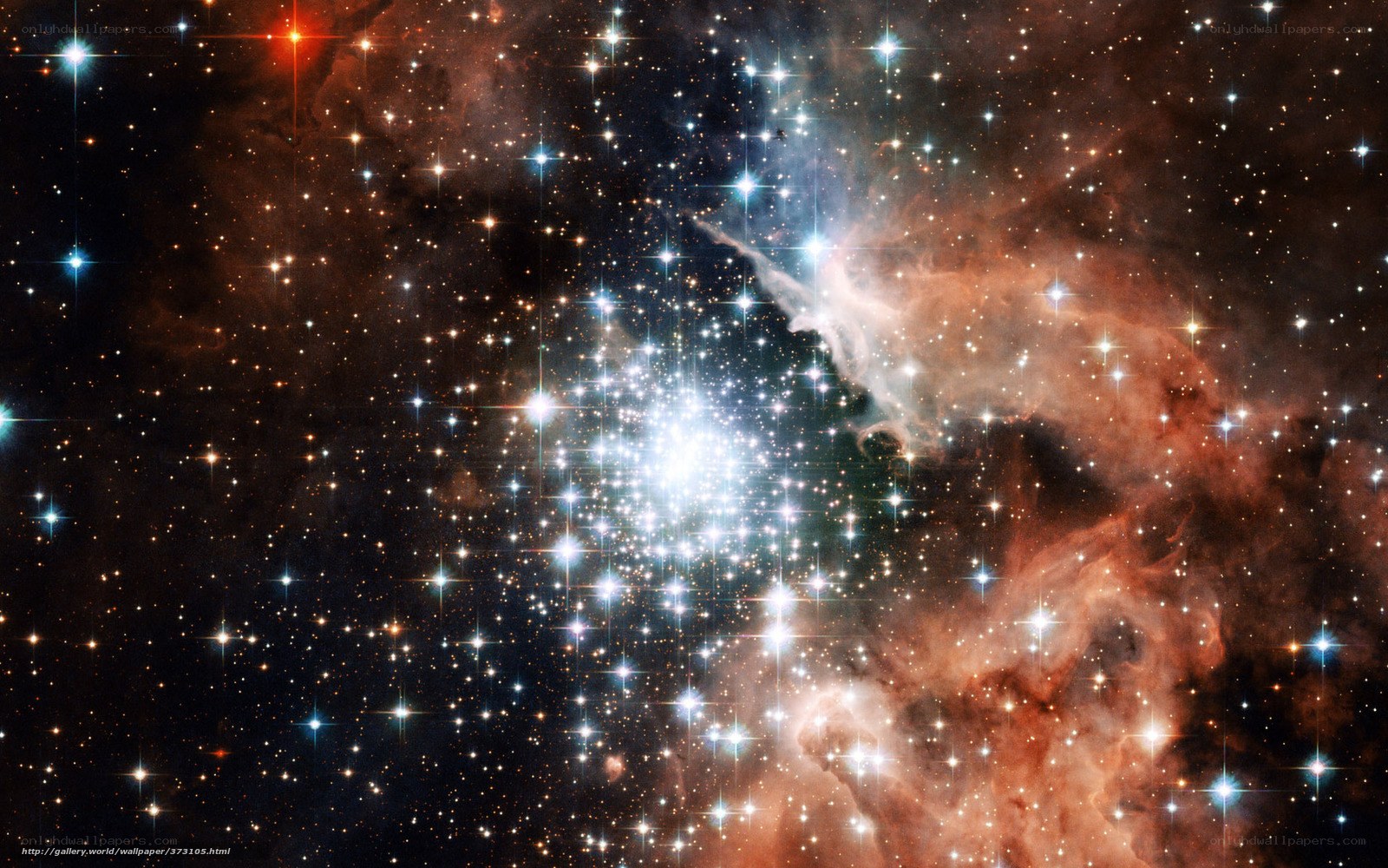 Stellar nursery in space