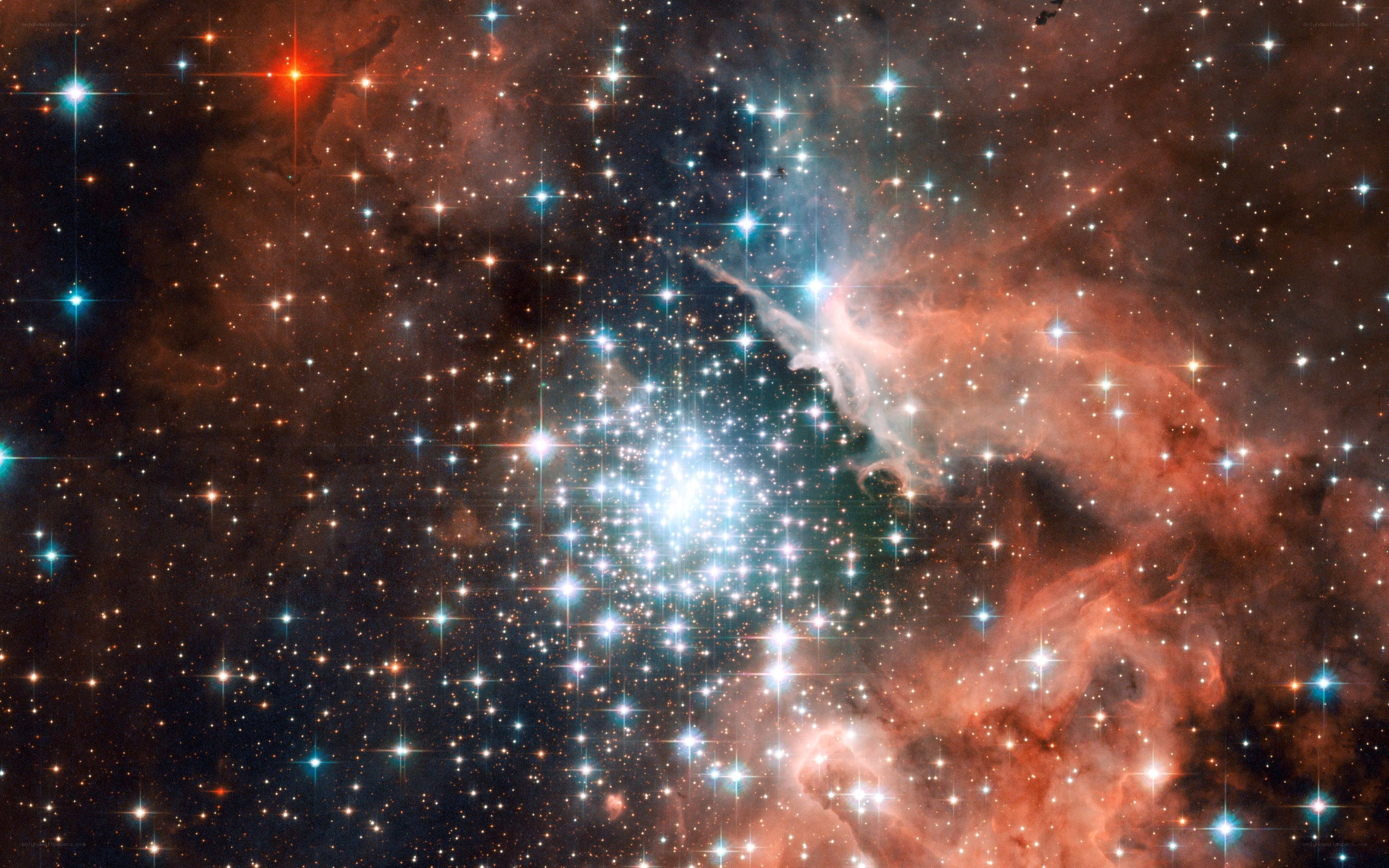 stellar nursery in space