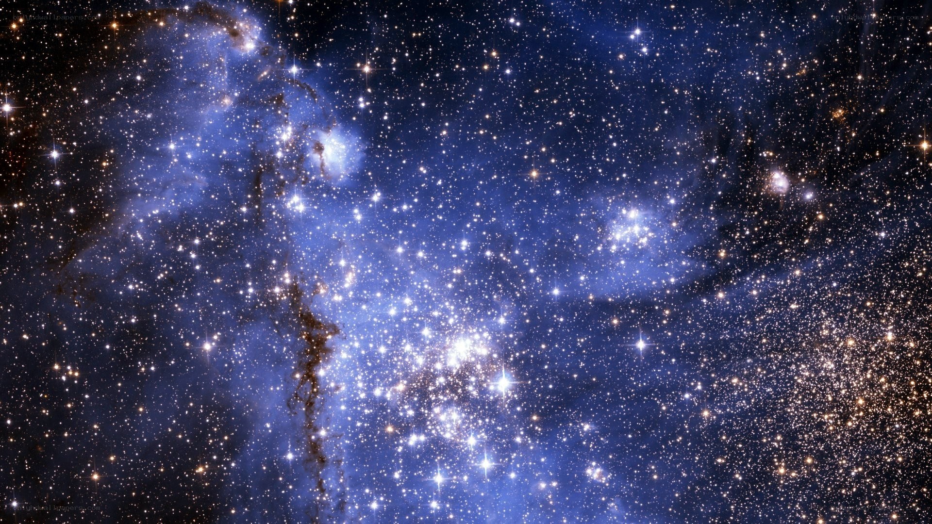 stellar nursery in space