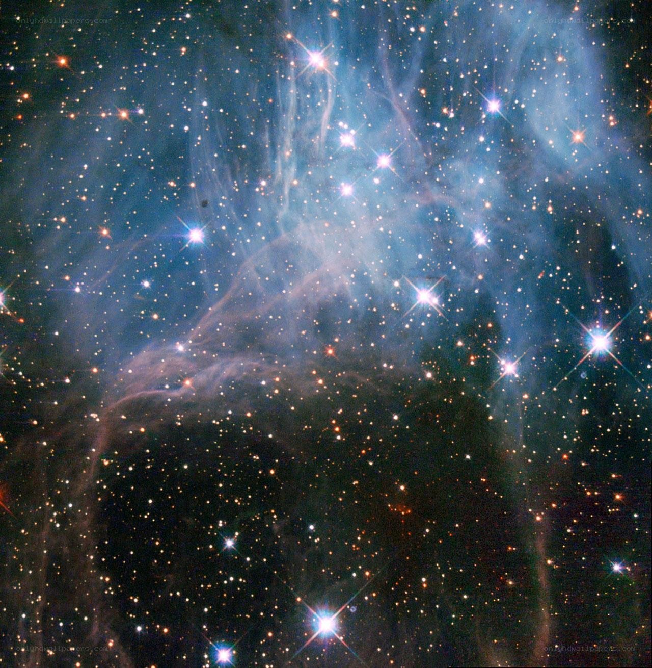 Stellar nursery in space
