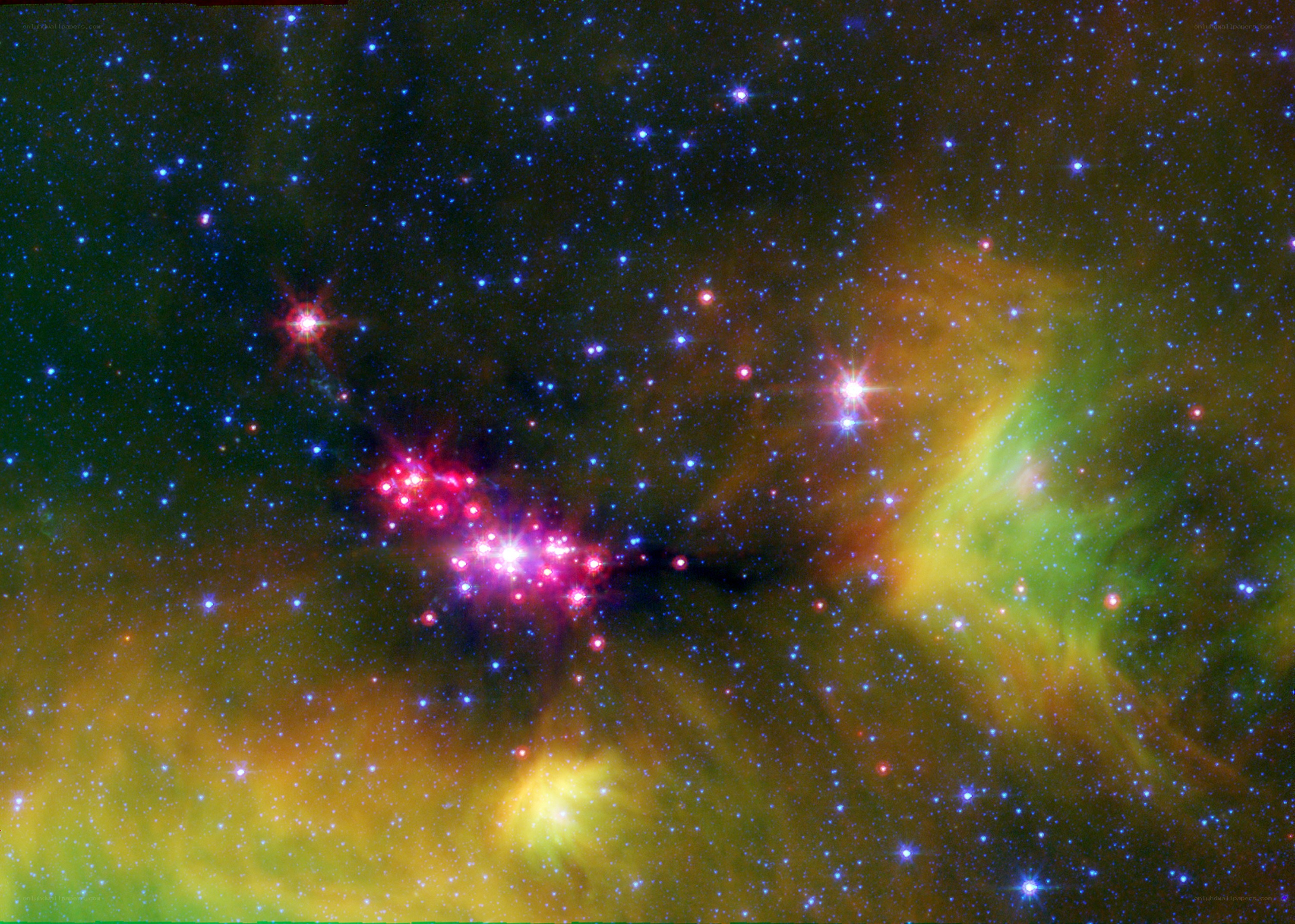 Stellar nursery in space