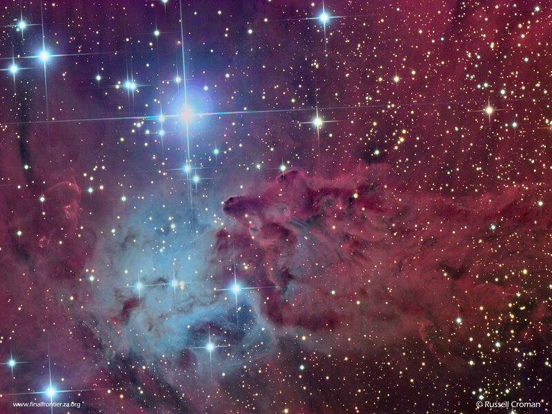 Stellar nursery in space