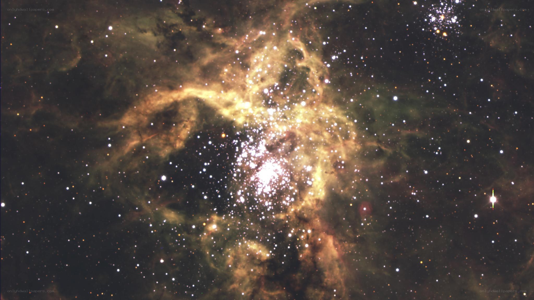 Stellar nursery in space