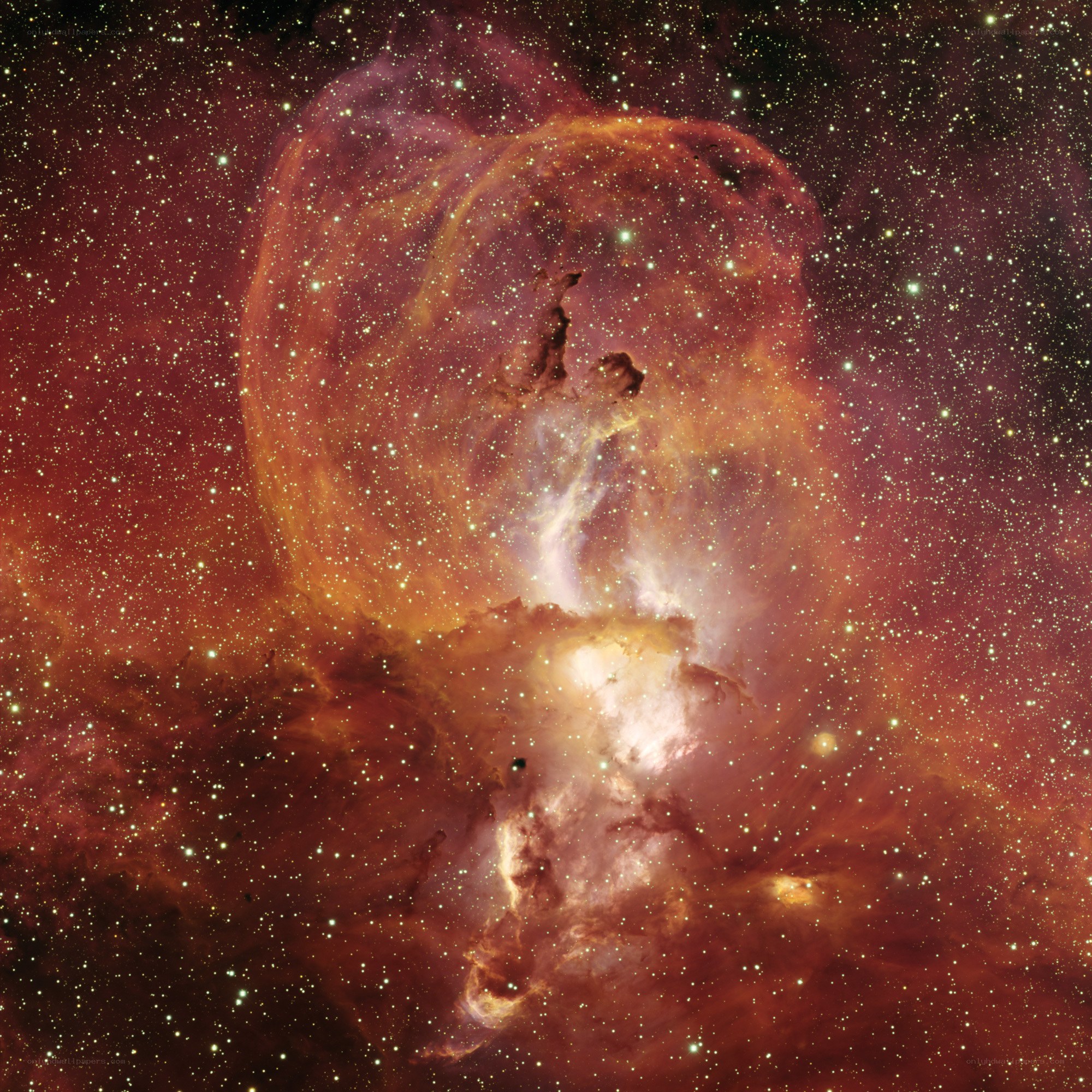Stellar nursery in space