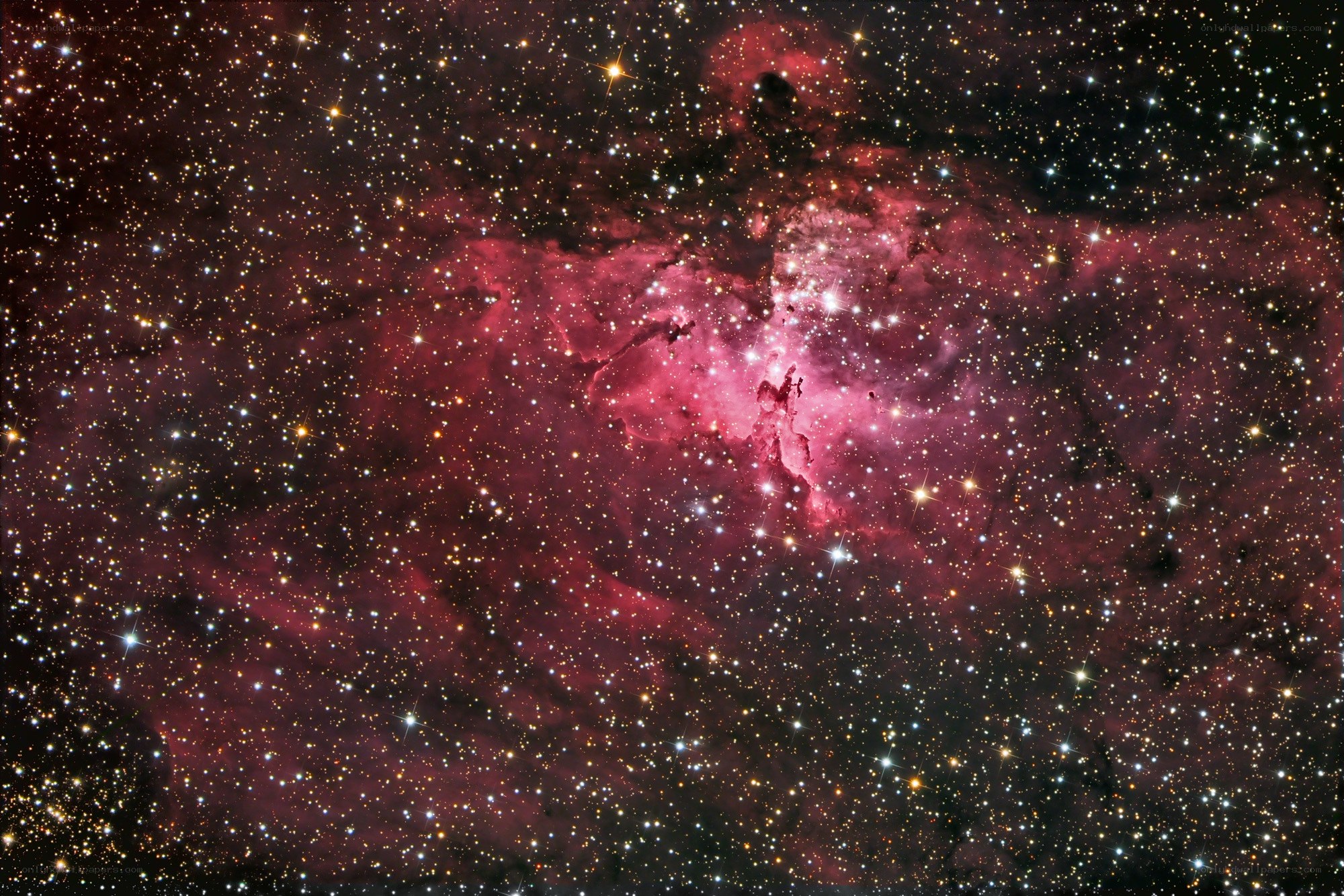 Stellar nursery in space